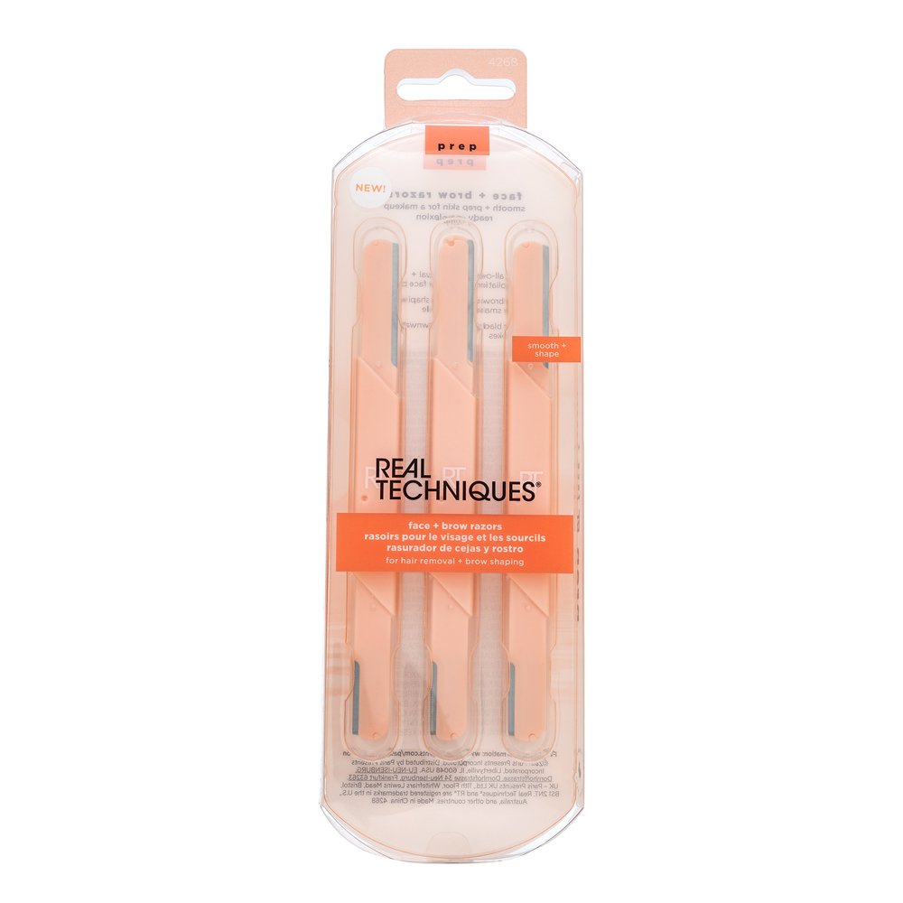 Real Techniques Face and Brow Razors rasoio per sopracciglia 3 pcs