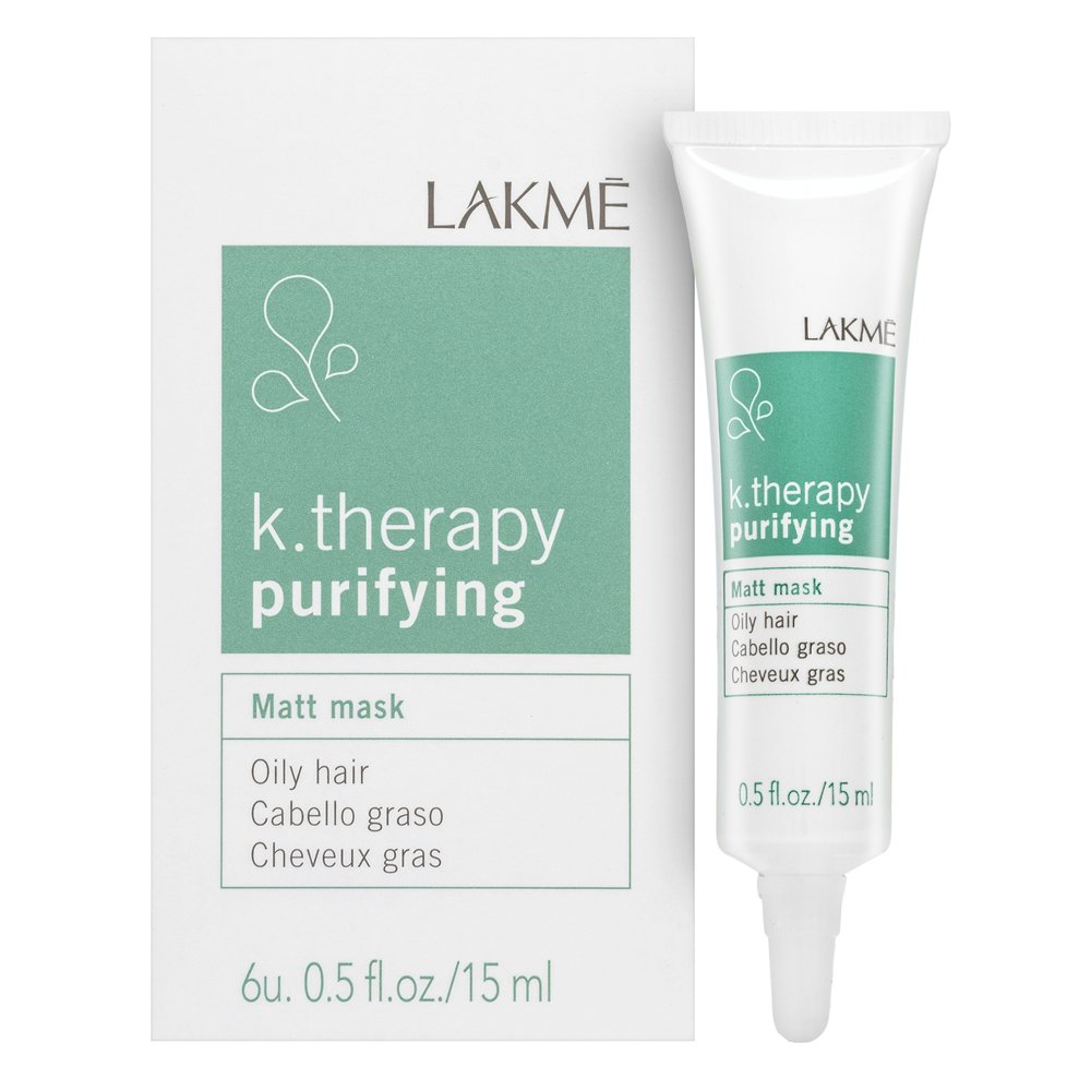 Lakmé K.Therapy Purifying Matt Mask shampoo peeling per capelli grassi 6 x 15 ml