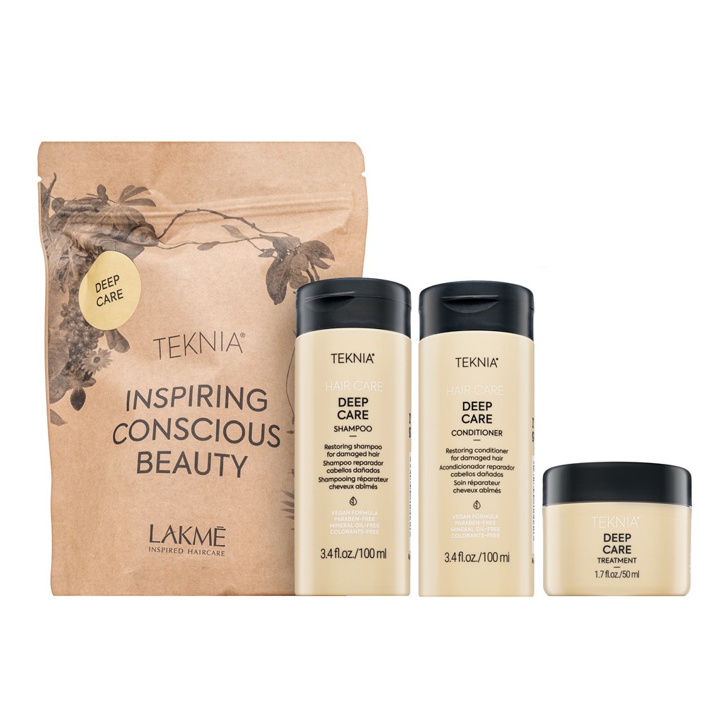 Lakmé Teknia Deep Care Travel Pack set per capelli secchi e danneggiati