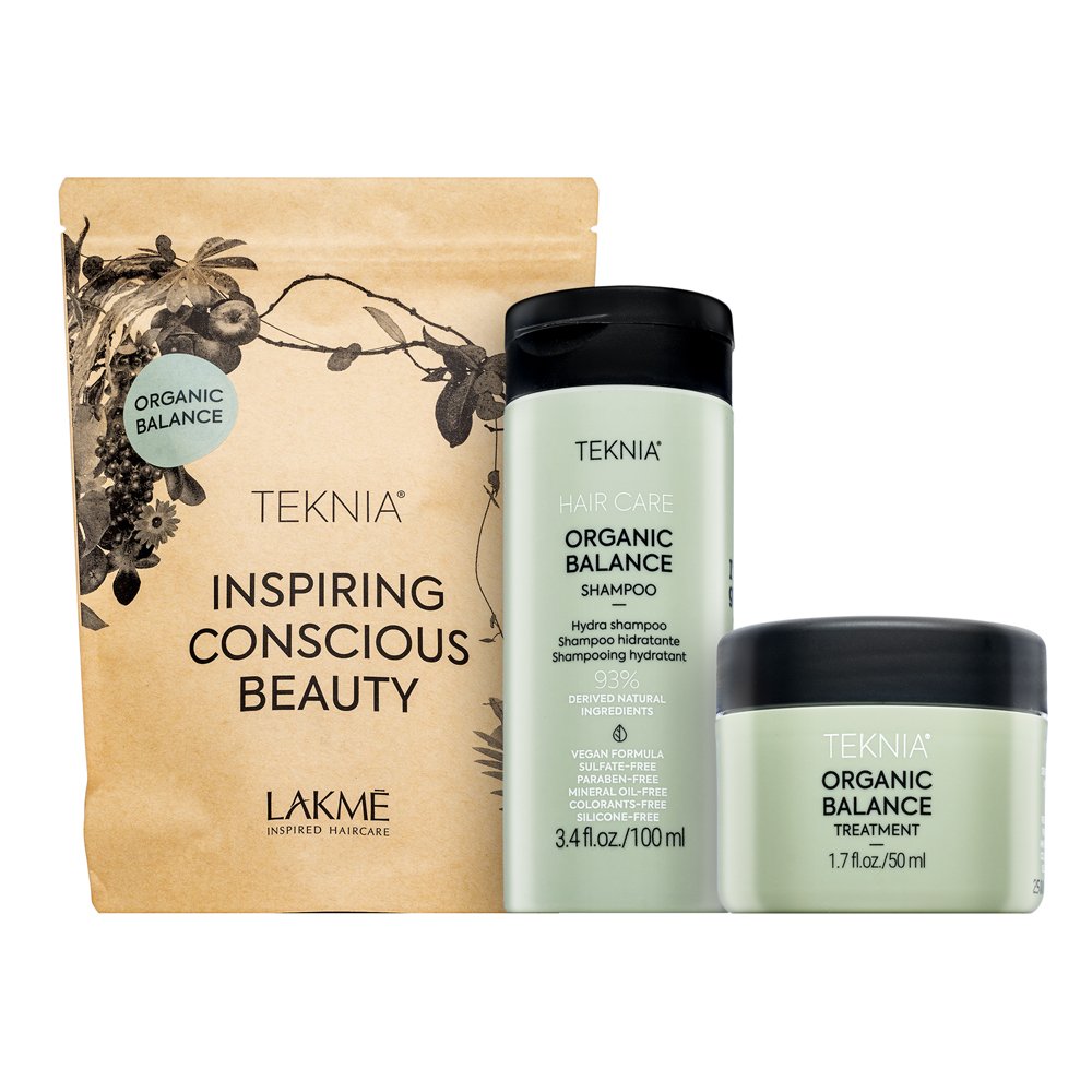 Lakmé Teknia Organic Balance Travel Pack set per uso quotidiano