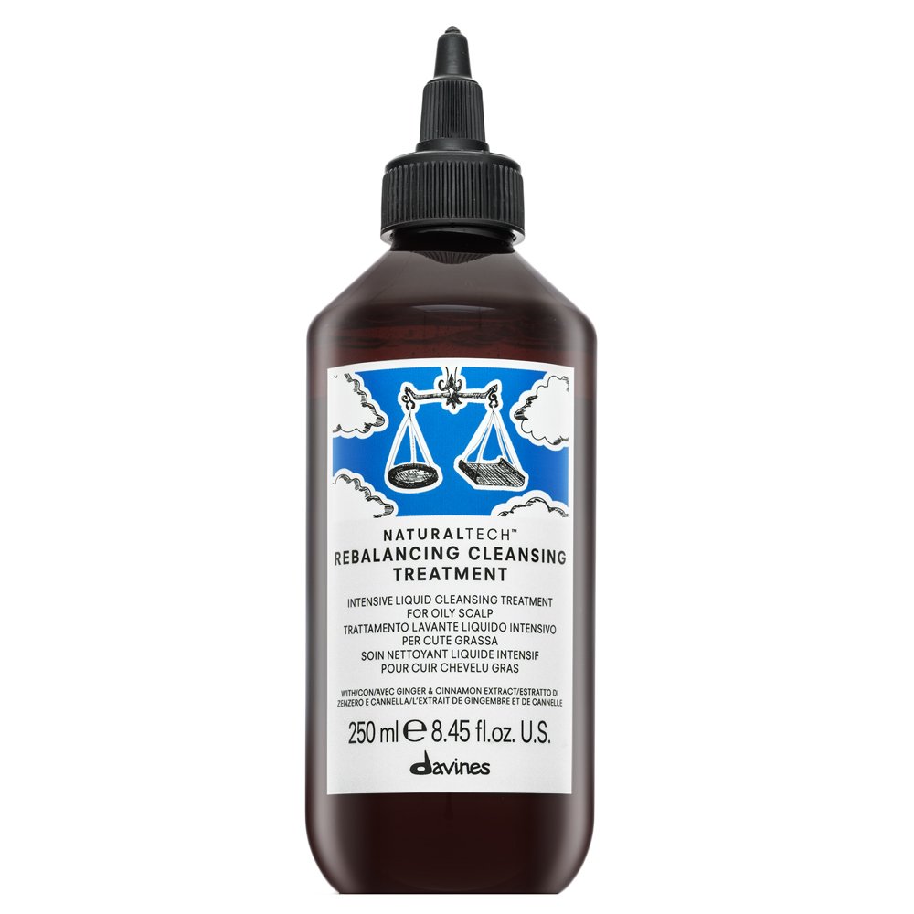 Davines Natural Tech Rebalancing Cleansing Treatment trattamento dei capelli per capelli rapidamente grassi 250 ml