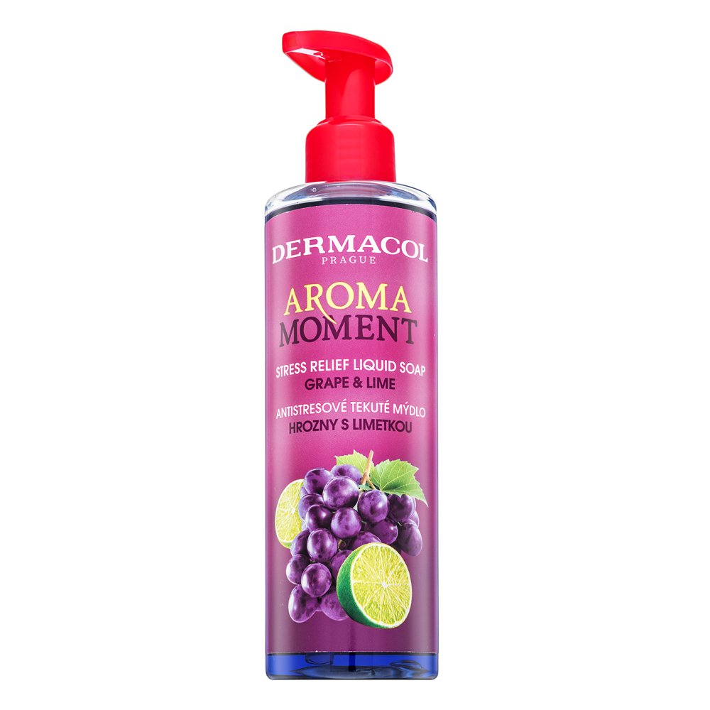 Dermacol Aroma Moment sapone liquido Liquid Soap Grape & Lime 250 ml