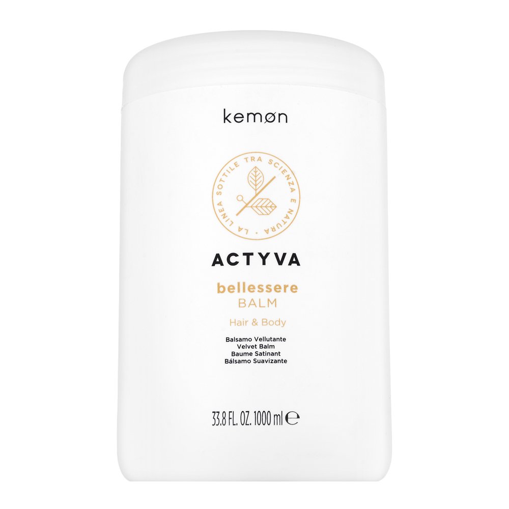 Kemon Actyva Bellessere Balm balsamo nutriente per i capelli e il corpo 1000 ml