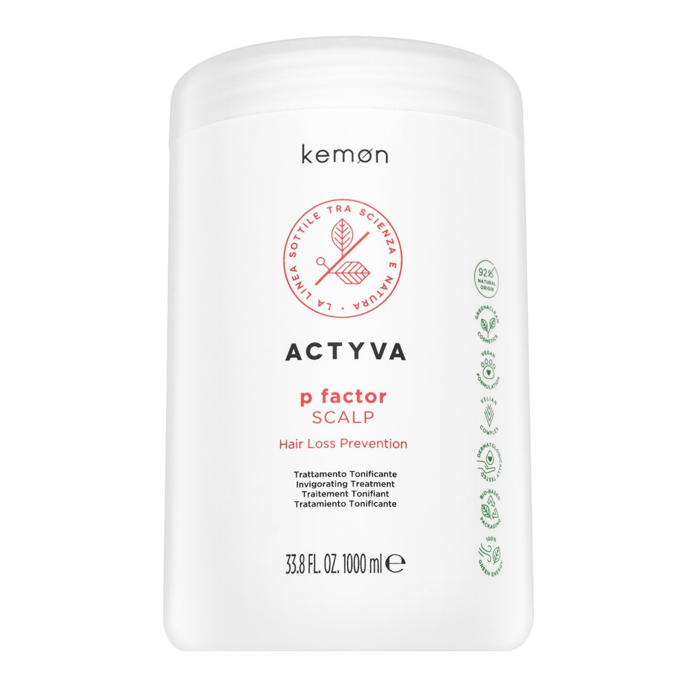 Kemon Actyva P Factor Scalp Hair Loss Prevention maschera rinforzante per capelli sottili 1000 ml