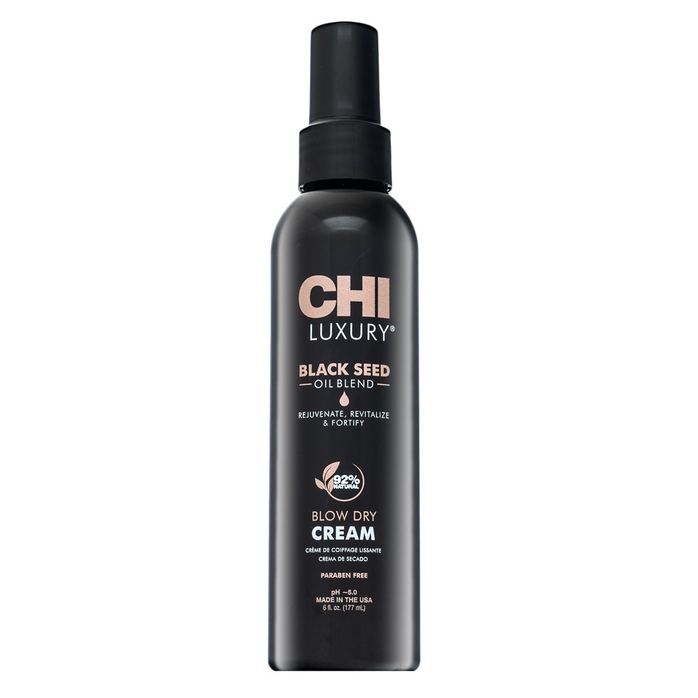 CHI Luxury Black Seed Oil Blow Dry Cream crema nutriente per morbidezza e lucentezza dei capelli 177 ml