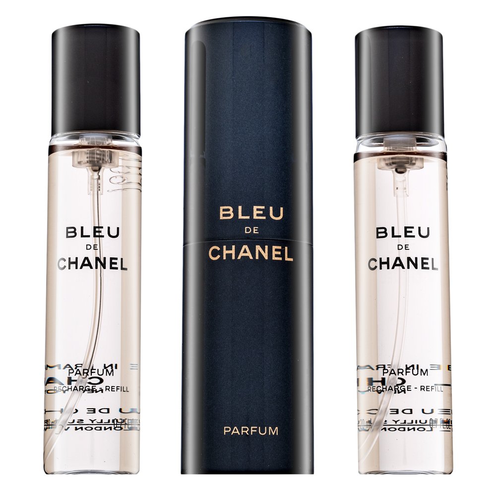 Chanel Bleu de Chanel Parfum - Twist and Spray profumo da uomo 3 x 20 ml