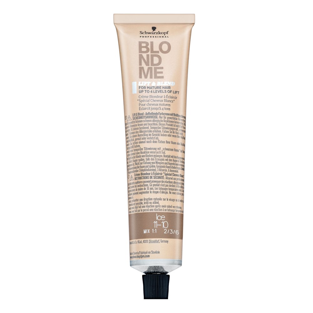 Schwarzkopf Professional BlondMe Bond Enforcing Lift & Blend crema per schiarire i capelli Ice 60 ml
