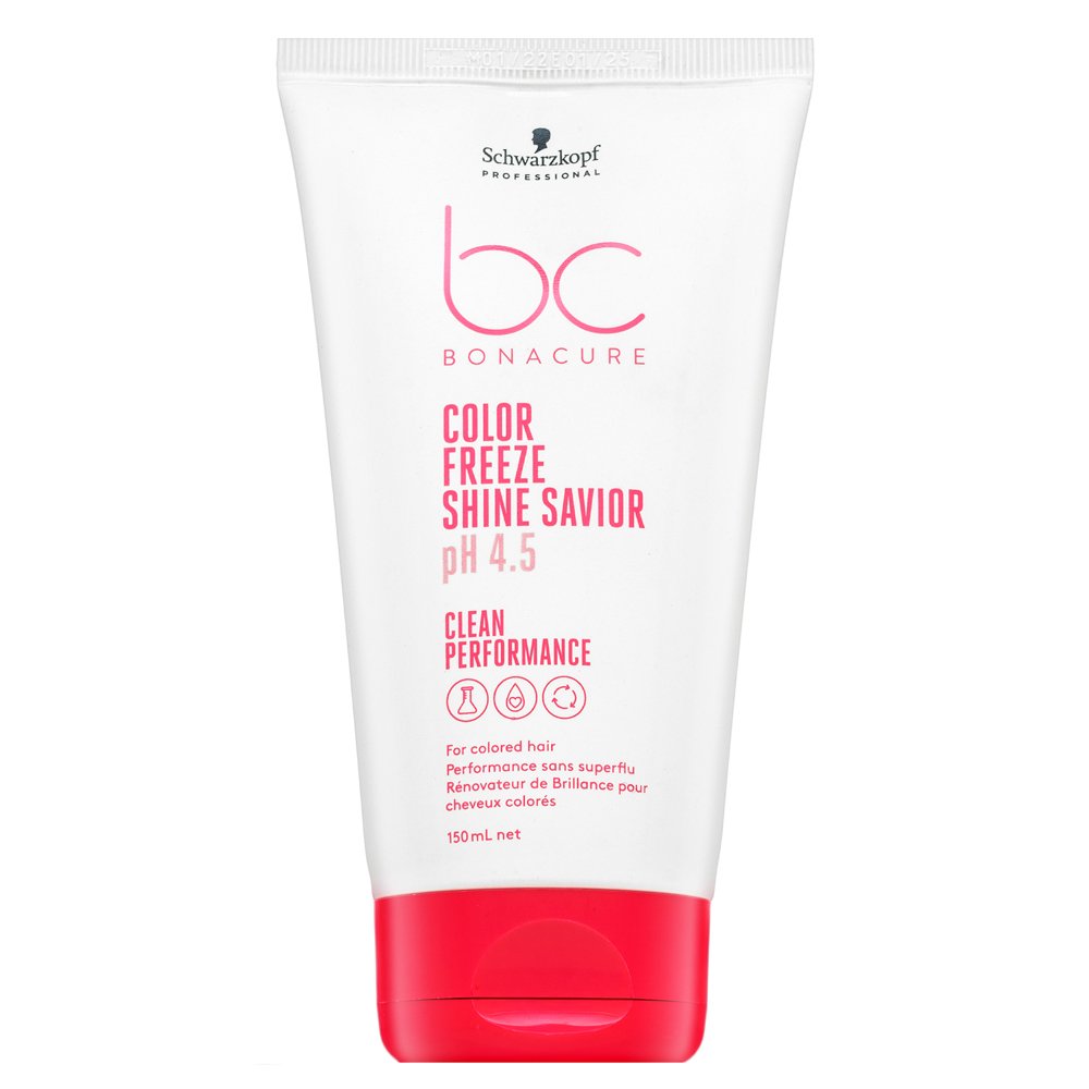 Schwarzkopf Professional BC Bonacure Color Freeze Shine Savior pH 4.5 Clean Performance cura dei capelli senza risciacquo per lucentezza e protezione dei capelli colorati 150 ml