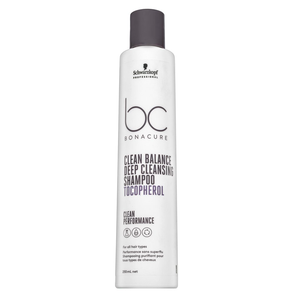 Schwarzkopf Professional BC Bonacure Clean Balance Deep Cleansing Shampoo Tocopherol shampoo detergente profondo per tutti i tipi di capelli 250 ml