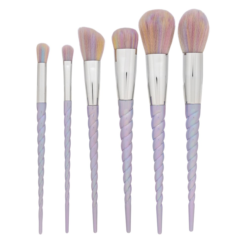 MIMO Makeup Brush Set Unicorn Pastel set di pennelli 6 Pcs