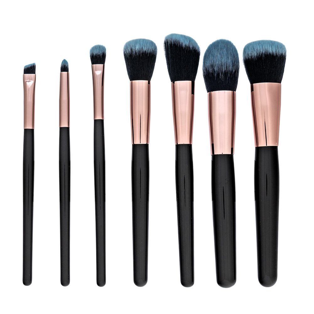 MIMO Makeup Brush Set Black set di pennelli 7 Pcs