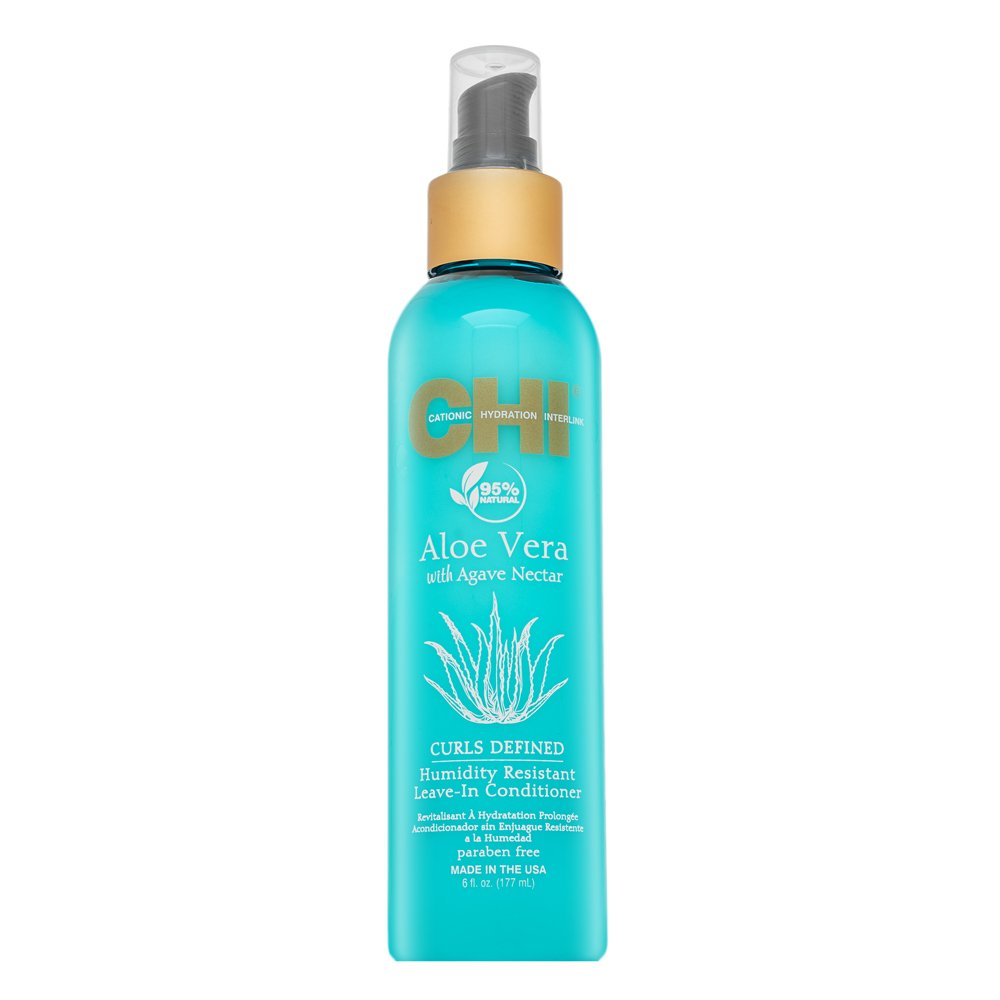 CHI Aloe Vera Curls Defined Humidity Resistant Leave-In Conditioner balsamo senza risciacquo per i capelli ricci 177 ml