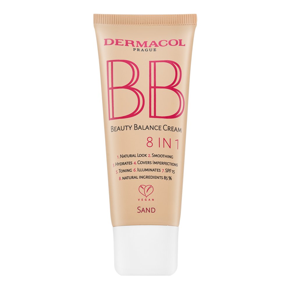 Dermacol BB Beauty Balance Cream 8in1 crema BB per l' unificazione della pelle e illuminazione Sand 30 ml
