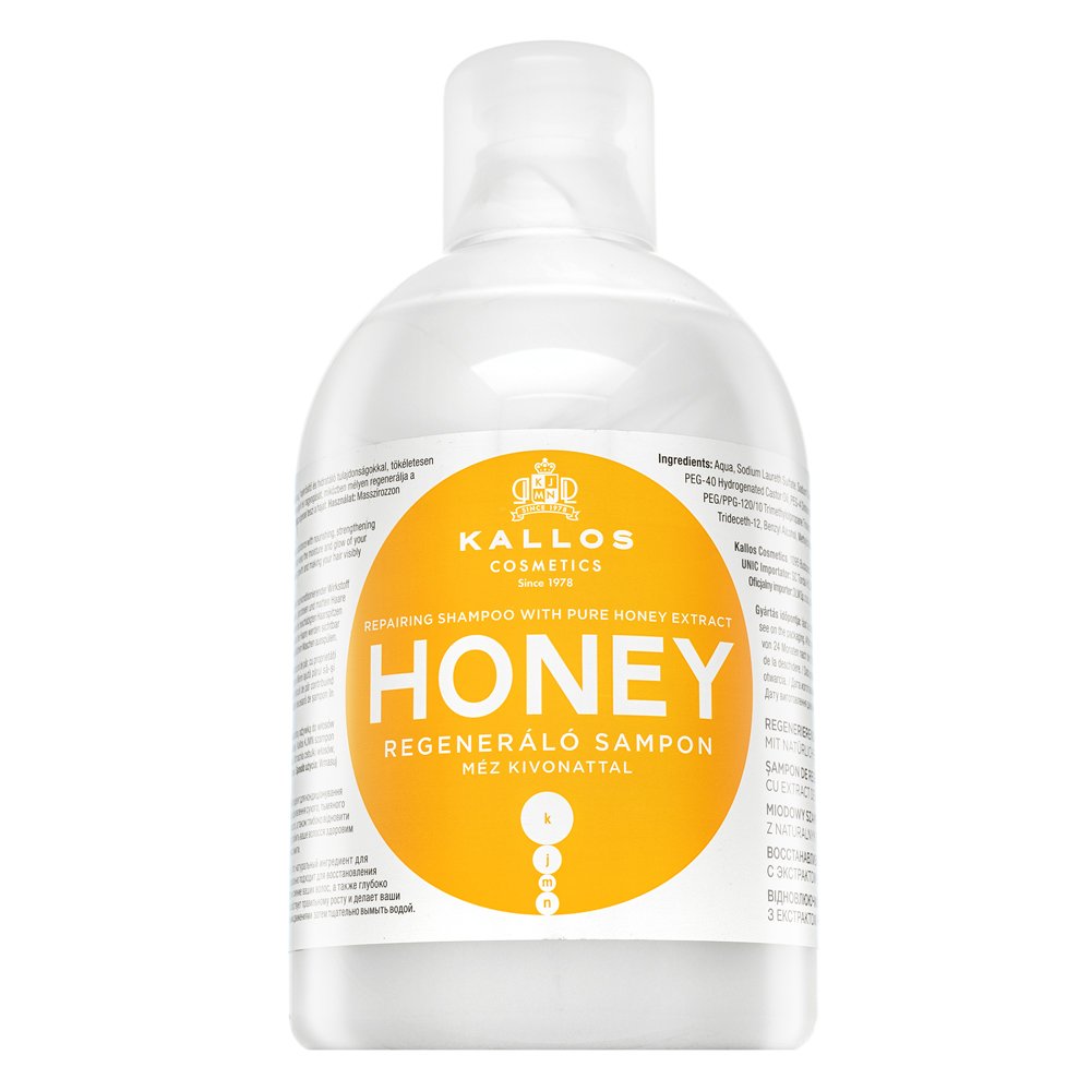 Kallos Honey Repairing Shampoo shampoo nutriente per capelli secchi e danneggiati 1000 ml
