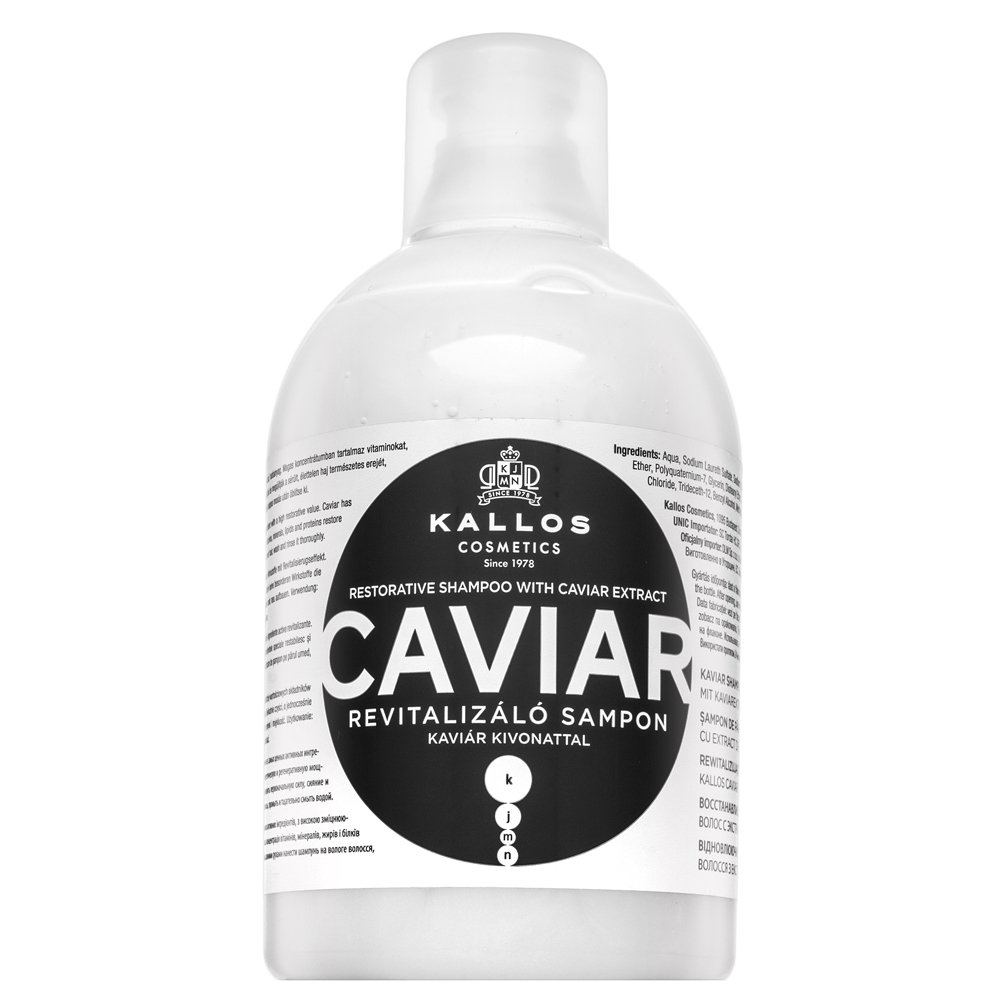 Kallos Caviar Restorative Shampoo shampoo rinforzante per capelli maturi 1000 ml