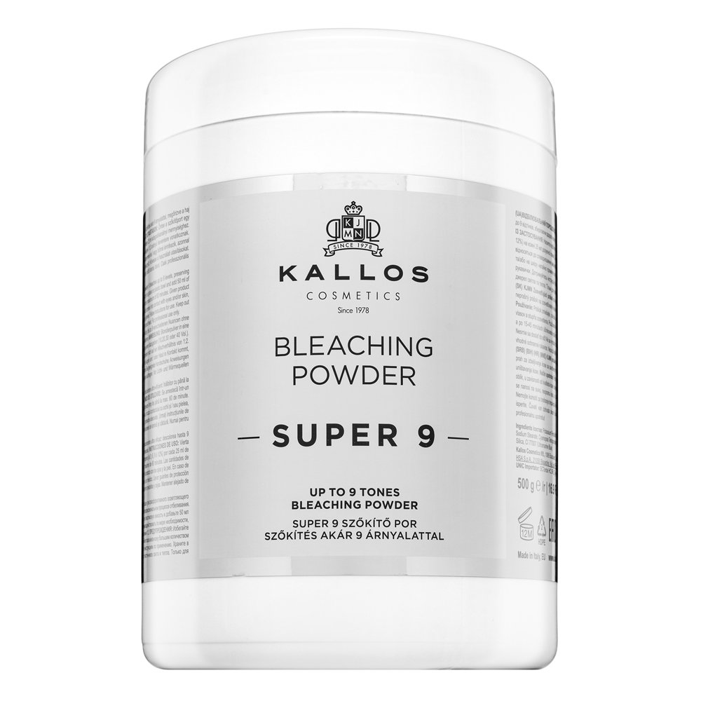 Kallos Bleaching Powder Super 9 cipria per schiarire i capelli 500 g