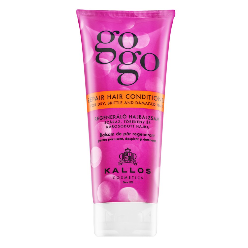 Kallos GoGo Repair Hair Conditioner balsamo nutriente per capelli secchi e deboli 200 ml