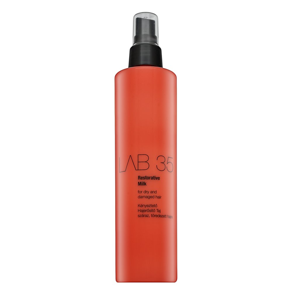 Kallos LAB 35 Restorative Milk cura dei capelli senza risciacquo per capelli secchi e danneggiati 300 ml