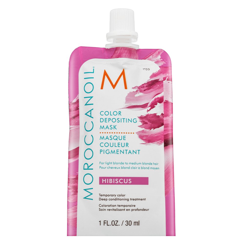 Moroccanoil Color Depositing Mask maschera nutriente con pigmenti colorati Hibiscus 30 ml