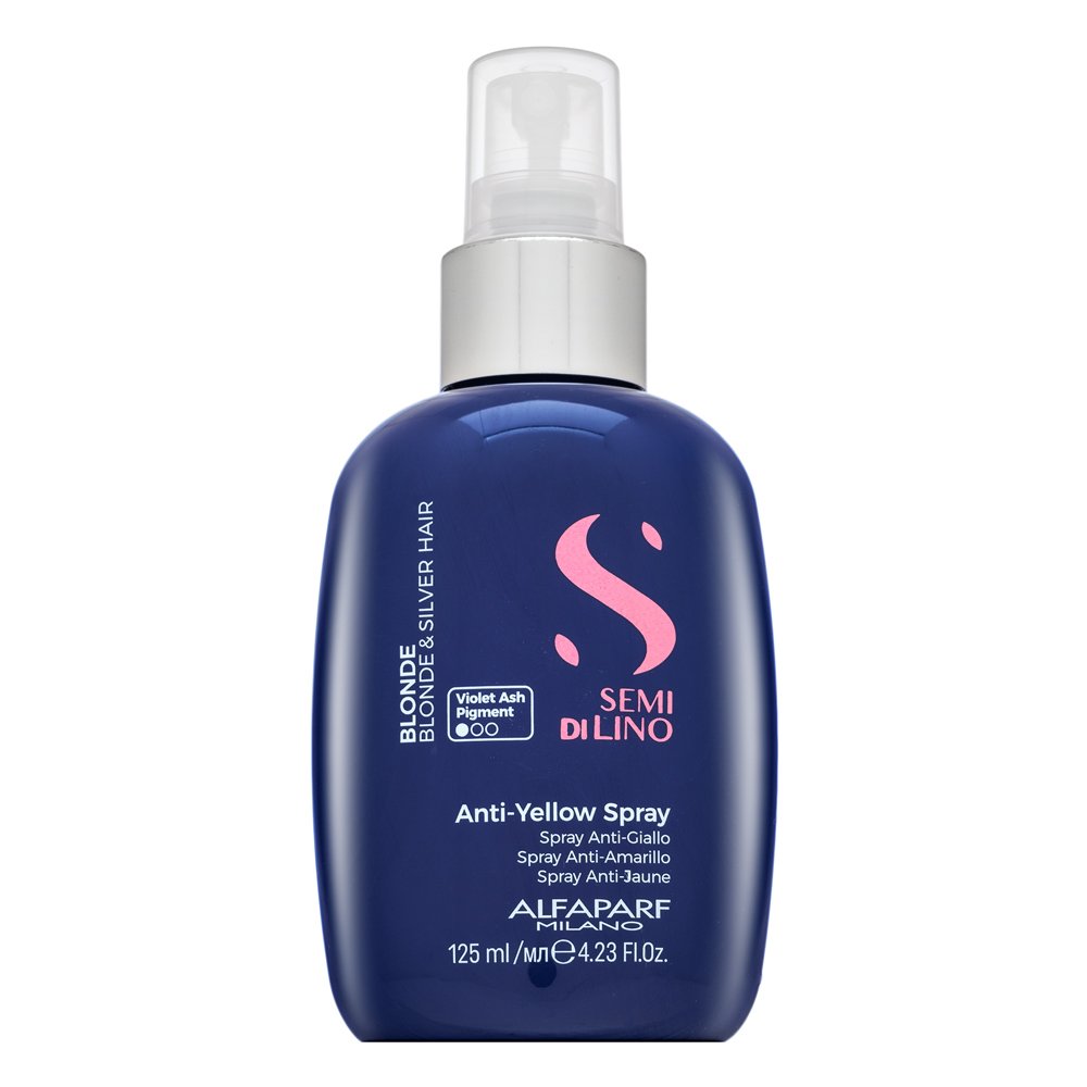 Alfaparf Milano Semi Di Lino Blonde Anti-Yellow Spray Spray per lo styling per capelli biondi 125 ml