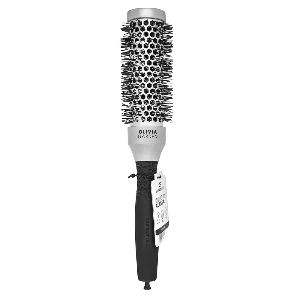 Olivia Garden Essential Blowout Classic Silver 35 mm spazzola per capelli