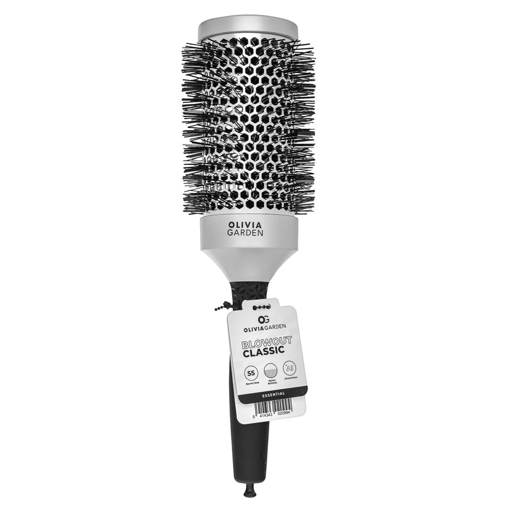 Olivia Garden Essential Blowout Classic Silver 55 mm spazzola per capelli