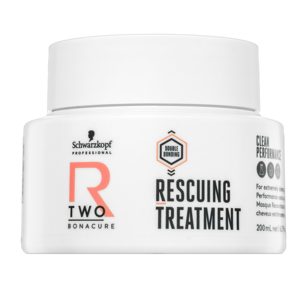 Schwarzkopf Professional R-TWO Bonacure Rescuing Treatment maschera rinforzante per capelli molto secchi e danneggiati 200 ml