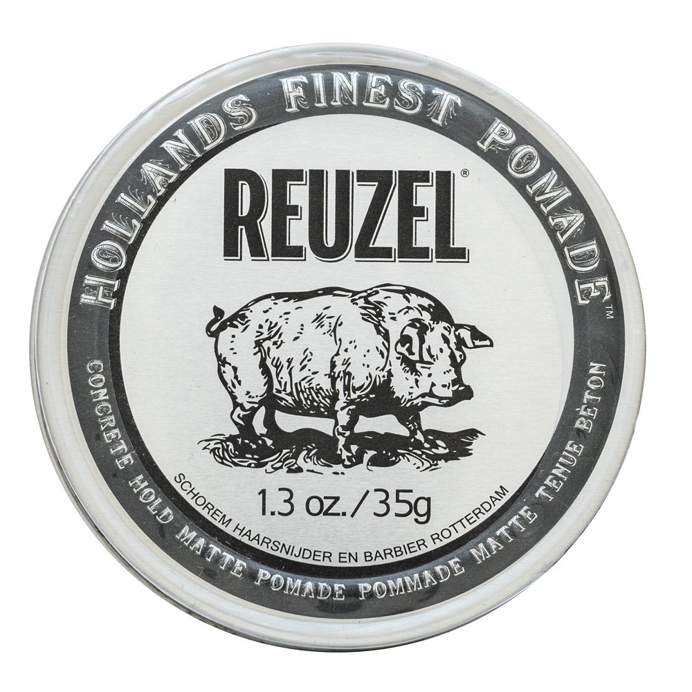 Reuzel Concrete Hold Matte Pomade pomata per capelli per una forte fissazione 35 g
