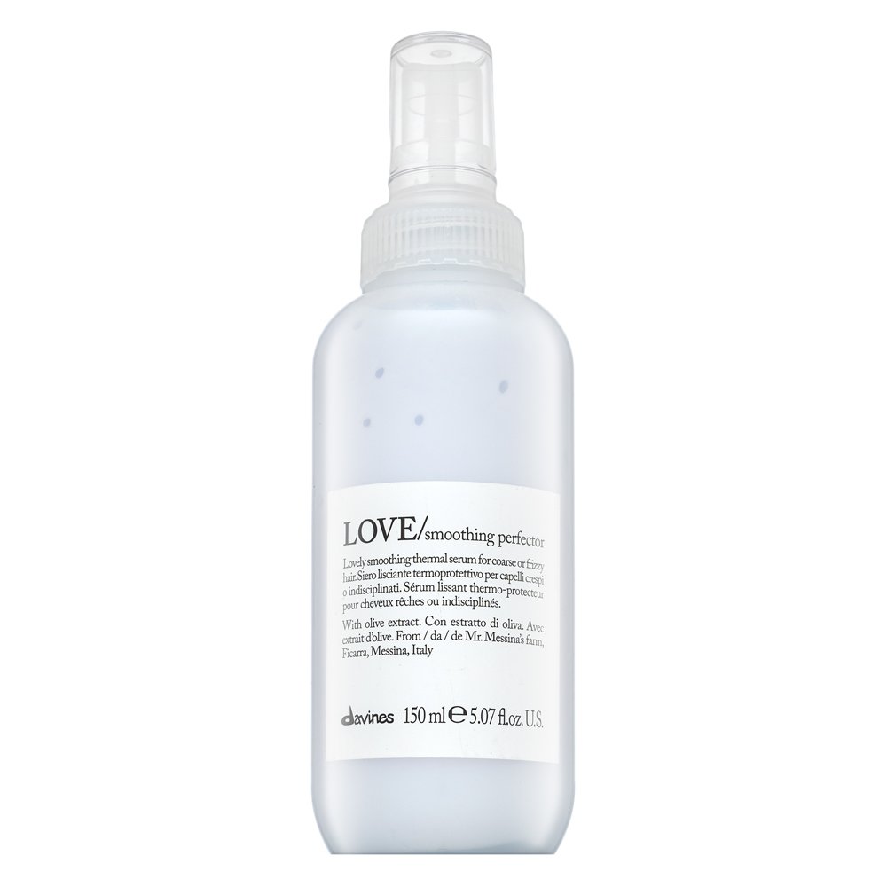 Davines Essential Haircare Love Smoothing Perfector cura dei capelli senza risciacquo per lisciare e lucidare i capelli 150 ml