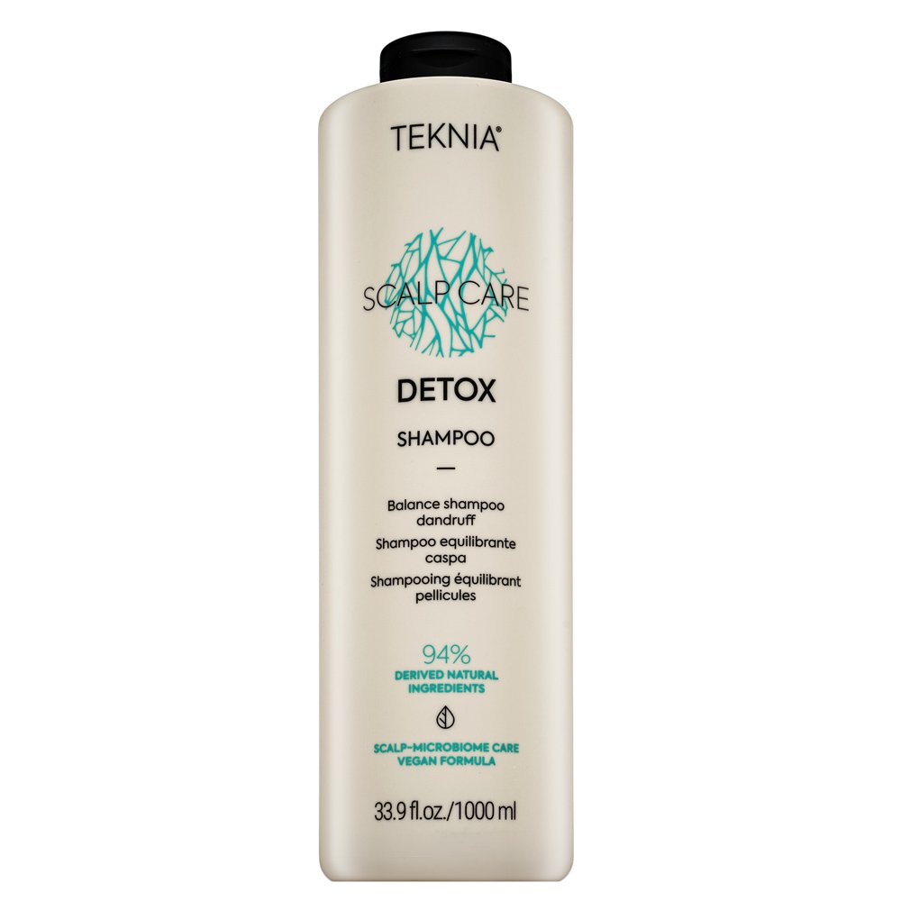 Lakmé Teknia Scalp Care Detox Shampoo shampoo detergente anti forfora per capelli normali e grassi 1000 ml