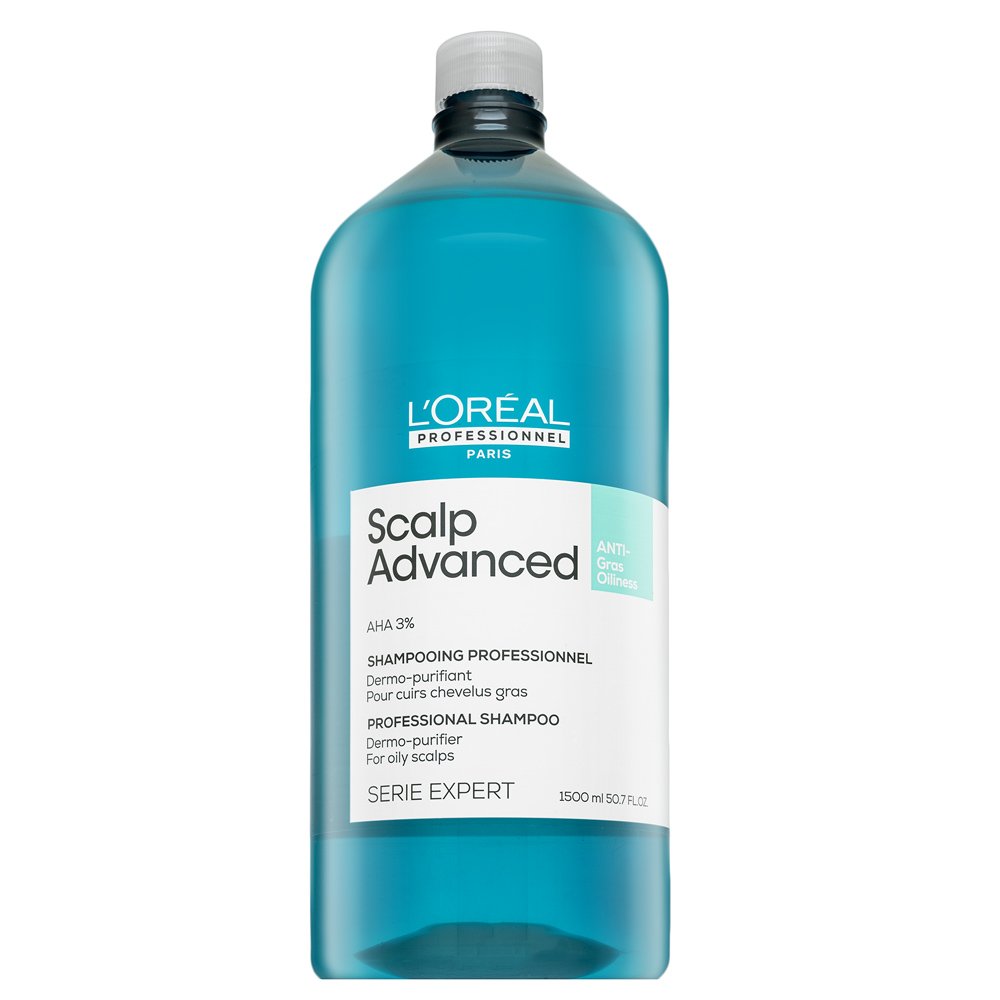 L´Oréal Professionnel Scalp Advanced Anti-Oiliness Shampoo shampoo detergente per cuoio capelluto grasso 1500 ml