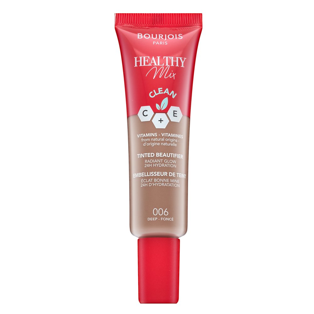 Bourjois Healthy Mix Clean Tinted Beautifier crema BB per l' unificazione della pelle e illuminazione 006 Deep 30 ml