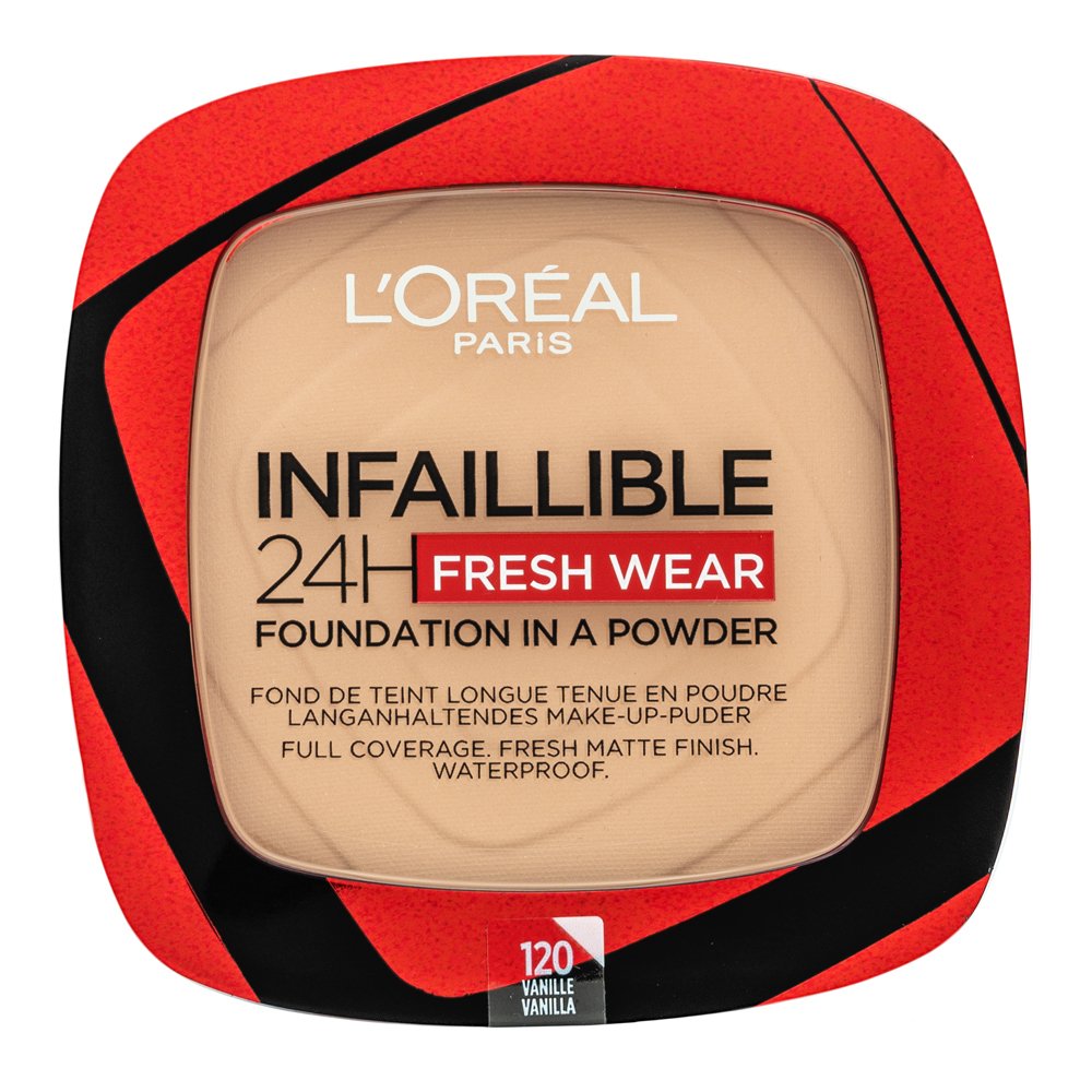 L´Oréal Paris Infaillible 24H Fresh Wear Foundation in a Powder fondotinta in polvere con un effetto opaco 120 9 g