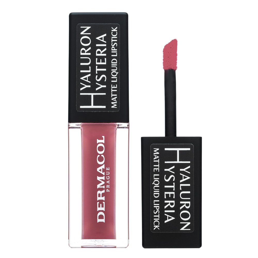 Dermacol Hyaluron Hysteria Matte Liquid Lipstick rossetto liquido con un effetto opaco No.06 4,5 ml