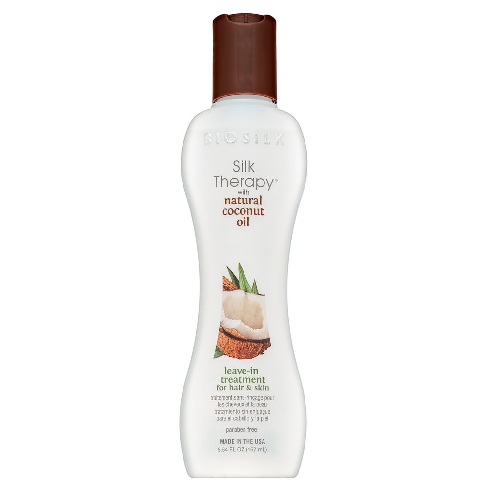 BioSilk Therapy with Natural Coconut Oil Leave-In Treatment cura dei capelli senza risciacquo per le doppie punte 167 ml