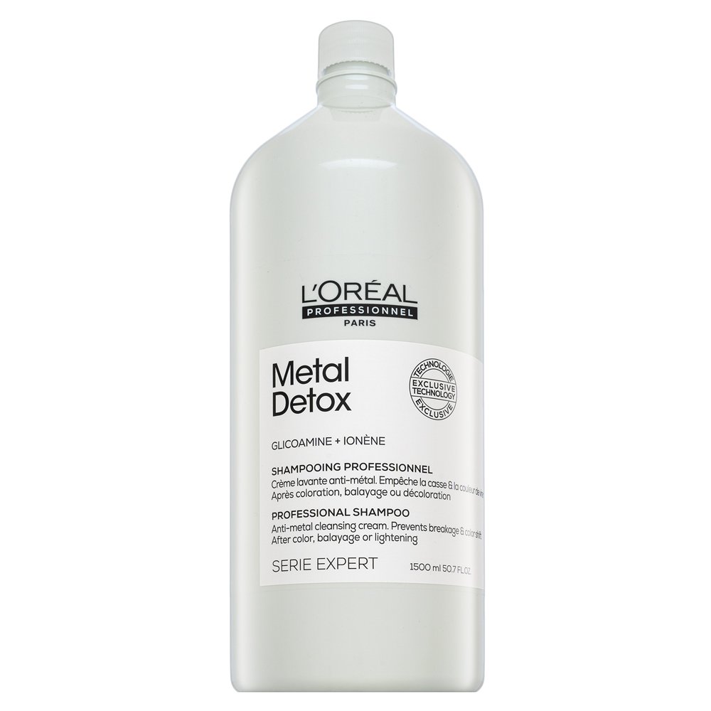 L´Oréal Professionnel Série Expert Metal Detox Professional Shampoo Anti-metal Cleasing Cream shampoo detergente per lucentezza e protezione dei capelli colorati 1500 ml