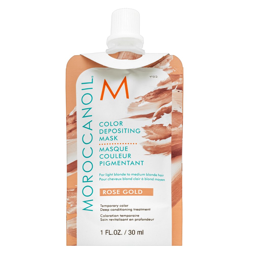 Moroccanoil Color Depositing Mask maschera nutriente con pigmenti colorati Rose Gold 30 ml