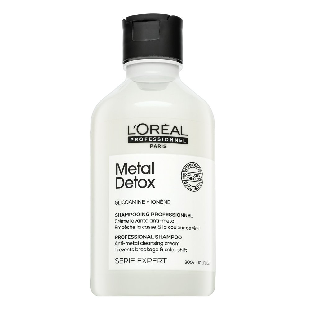 L´Oréal Professionnel Série Expert Metal Detox Professional Shampoo Anti-metal Cleasing Cream shampoo detergente per lucentezza e protezione dei capelli colorati 300 ml