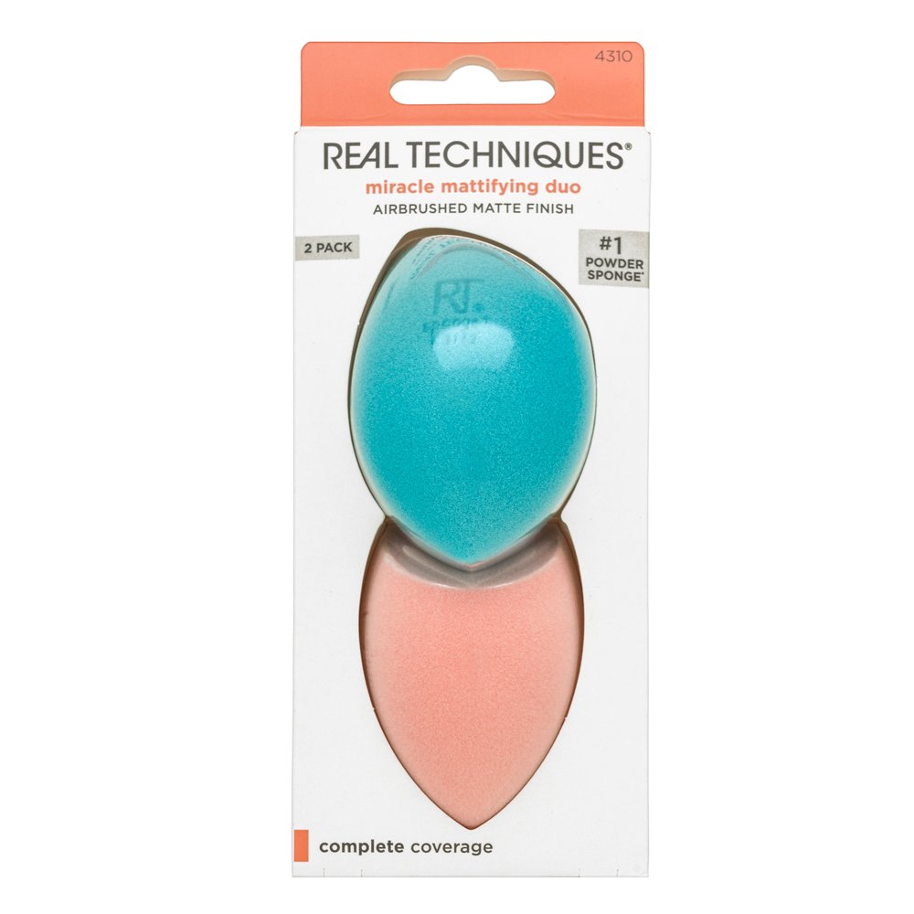 Real Techniques Miracle Mattifying Duo spugnetta per fondotinta