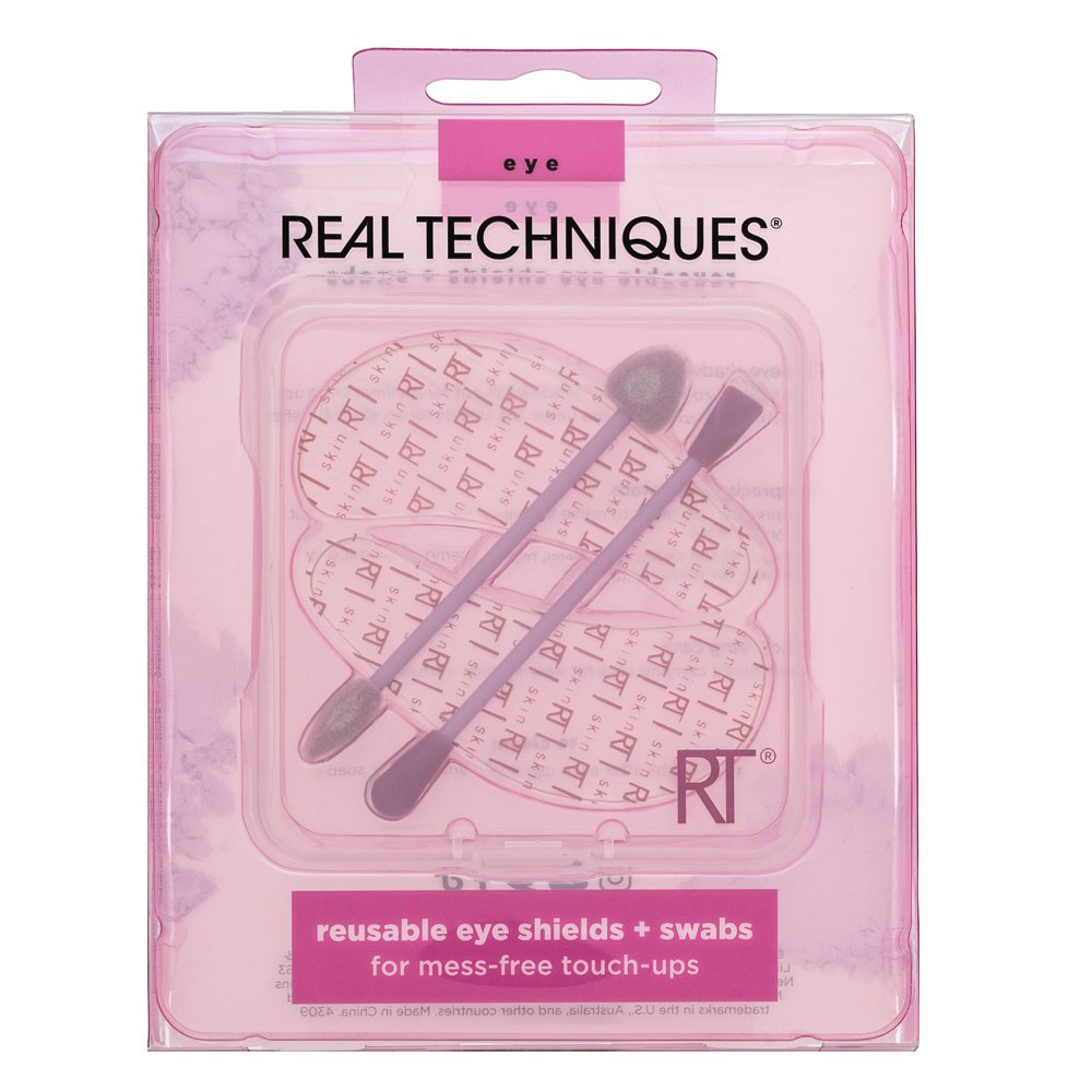 Real Techniques Reusable Eye Shields + Swabs set per occhi