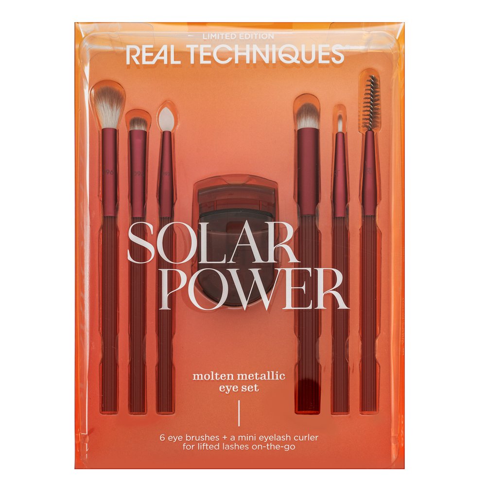 Real Techniques Solar Power Molten Metallic Eye Set set di pennelli per occhi