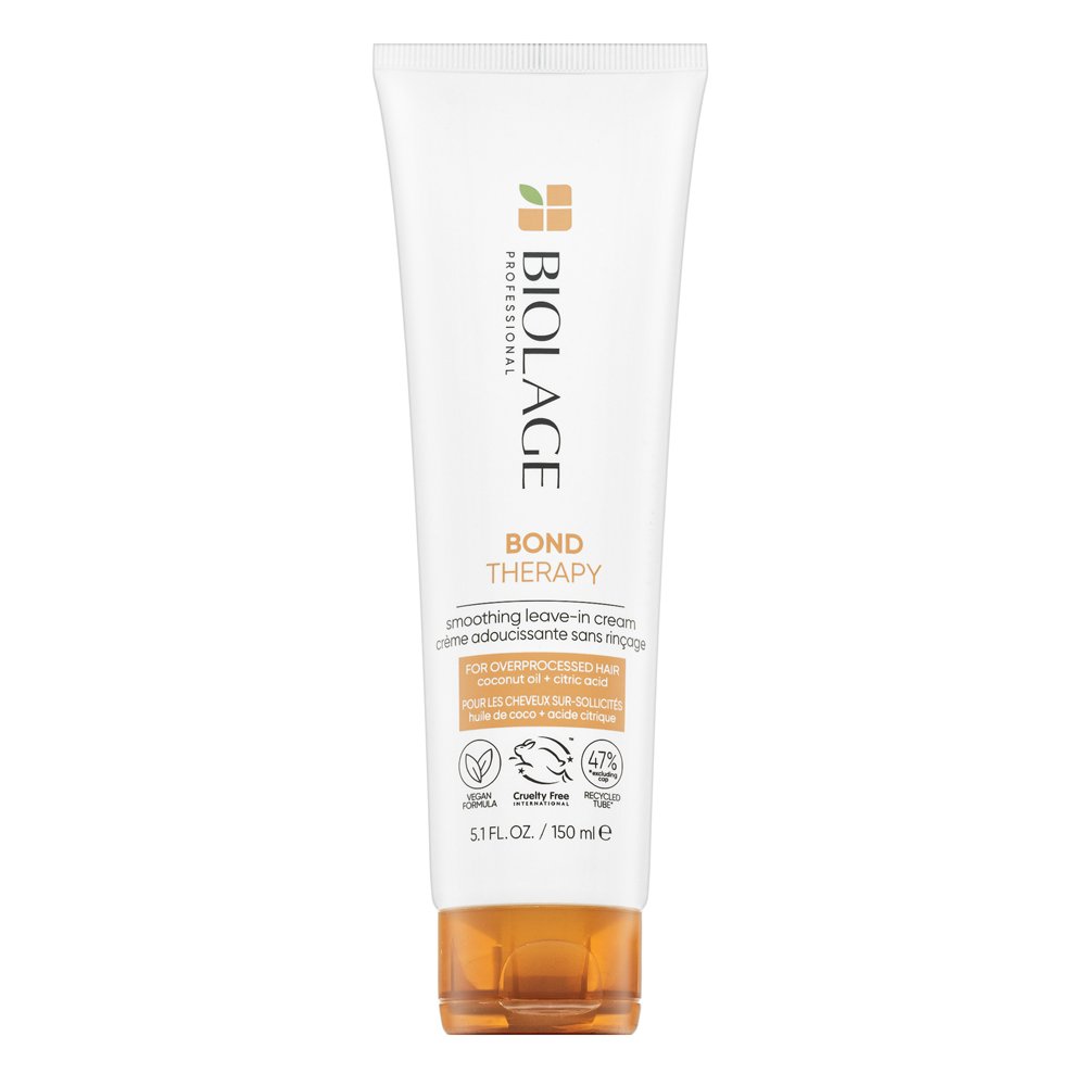 Matrix Biolage Bond Therapy Smoothing Leave-In Cream cura dei capelli senza risciacquo per capelli molto danneggiati 150 ml