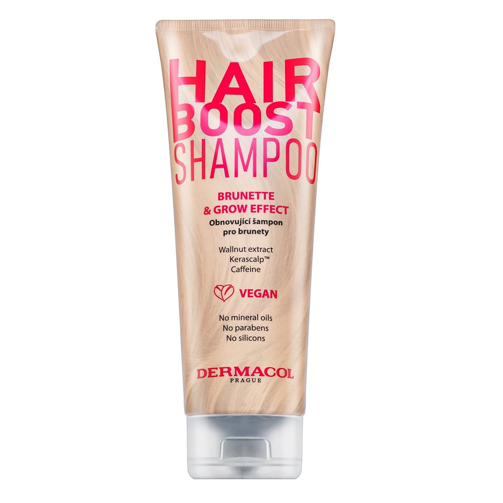 Dermacol Hair Boost Brunette & Grow Effect Shampoo shampoo rinforzante per capelli castani 250 ml