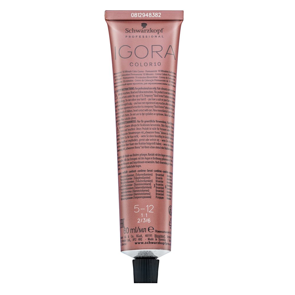Schwarzkopf Professional Igora Color10 colore per capelli permanente professionale 5-12 60 ml