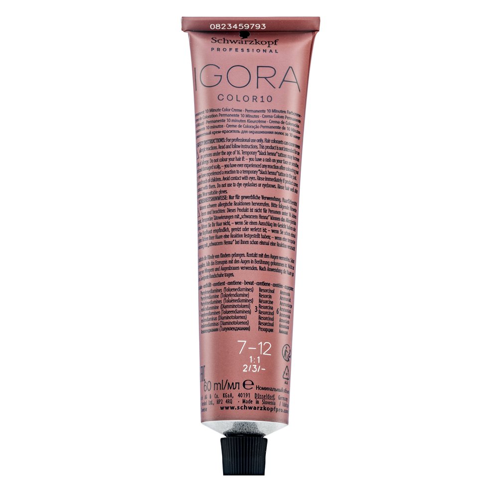 Schwarzkopf Professional Igora Color10 colore per capelli permanente professionale 7-12 60 ml