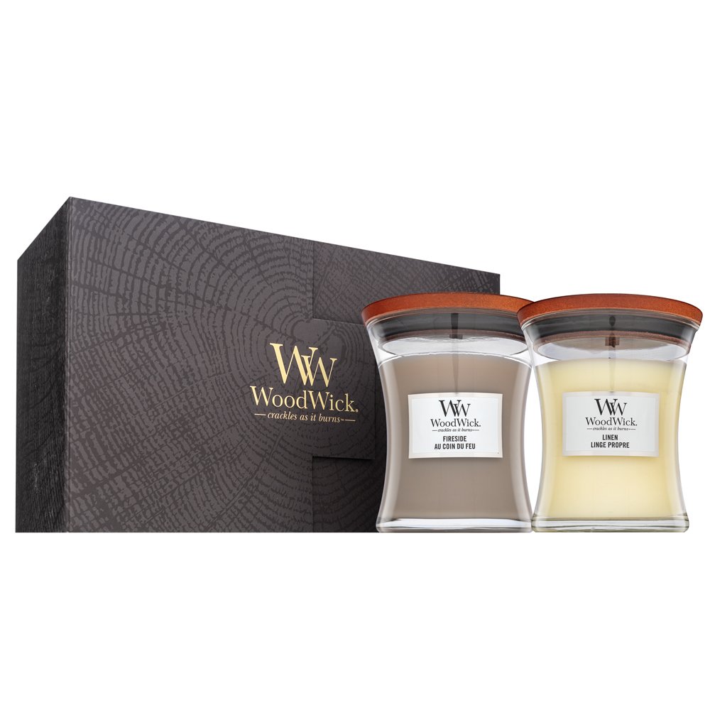 Woodwick Fireside & Linen 2 x 275 g