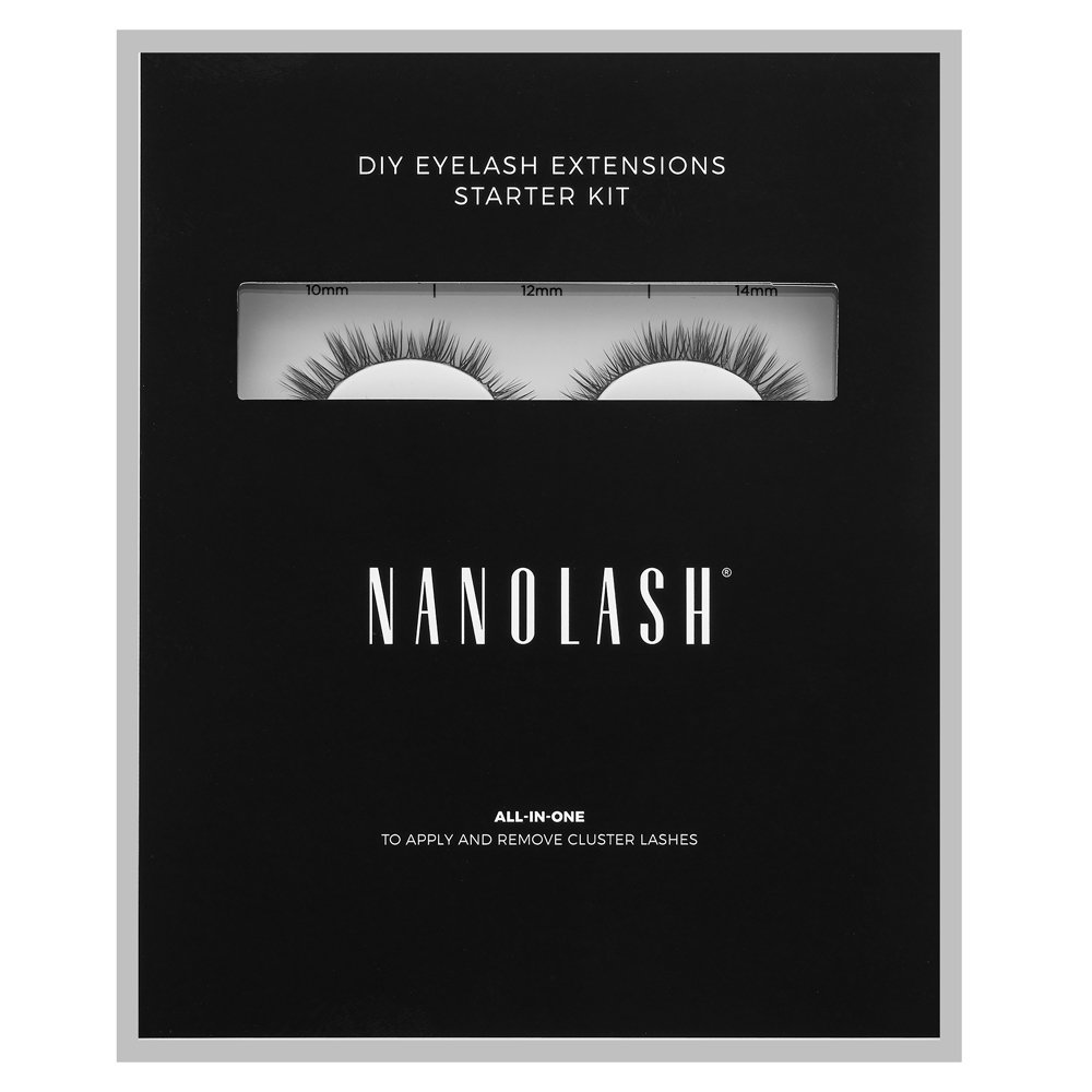 Nanolash DIY Eyelash Extensions Starter Kit set per l’extension delle ciglia a casa Heartbreaker