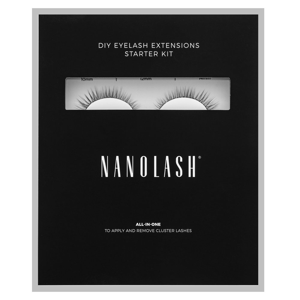 Nanolash DIY Eyelash Extensions Starter Kit set per l’extension delle ciglia a casa Innocent