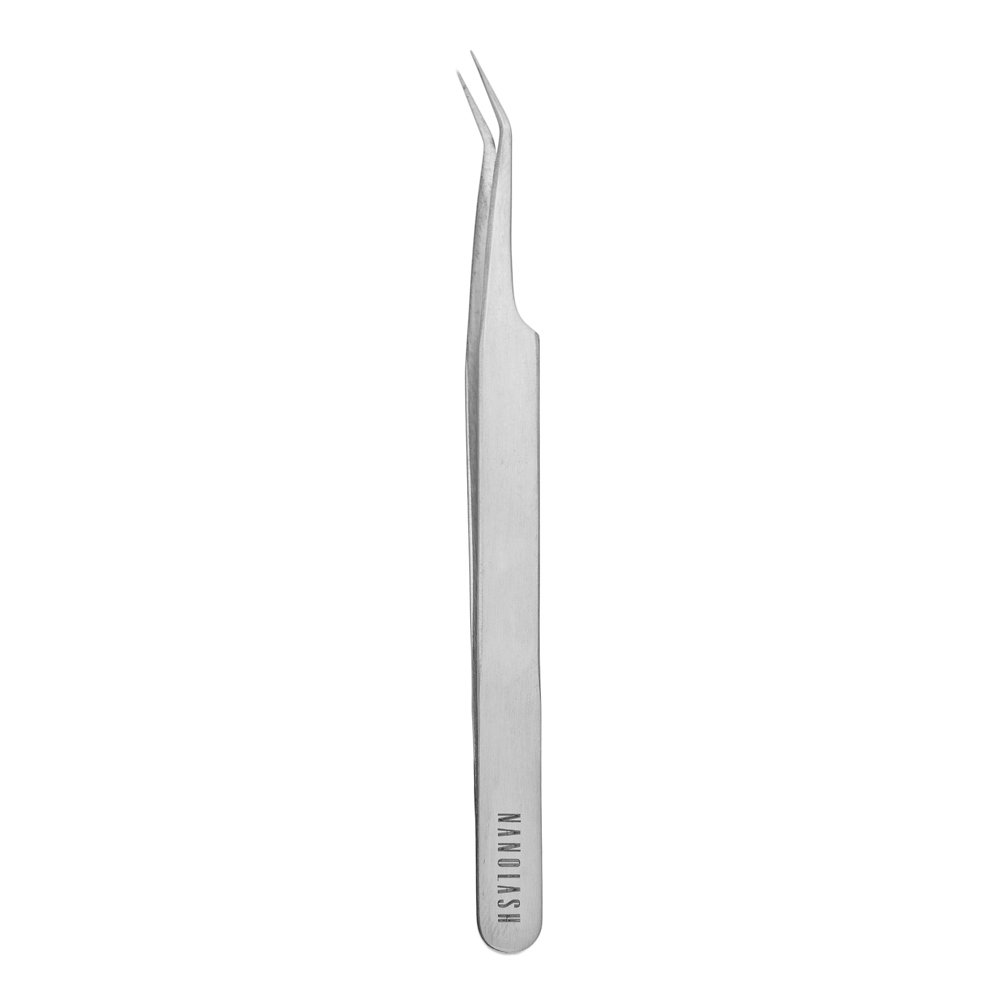 Nanolash Eyelash Tweezers pinzette per le ciglia Curved