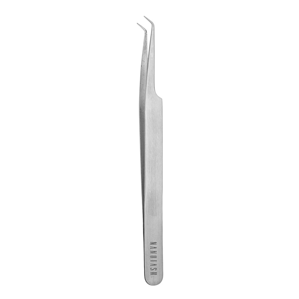 Nanolash Eyelash Tweezers pinzette per le ciglia L Shape